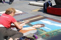 Straatartiest in Keulen