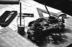 Oude tekentafel Westkapelle